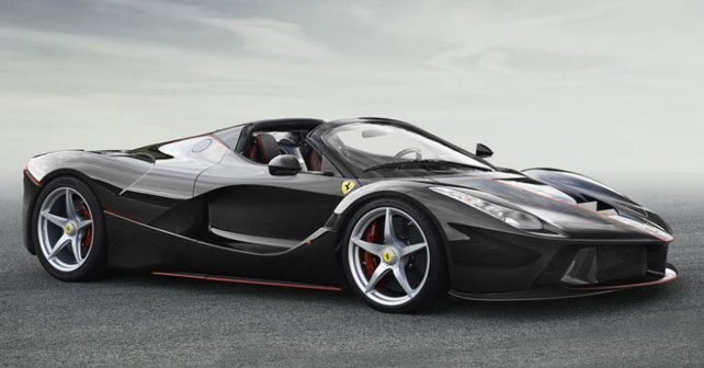 ferrari laferrari spider front three quarter