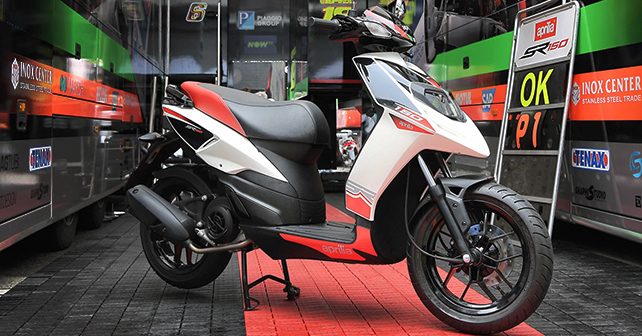 Aprilia SR 150 launched at Rs. 65,000