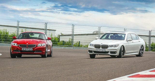 BMW 7 Series vs Z4 : Track Test