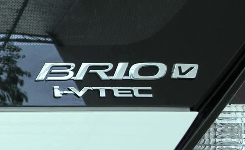 Honda brio image model and badging 100