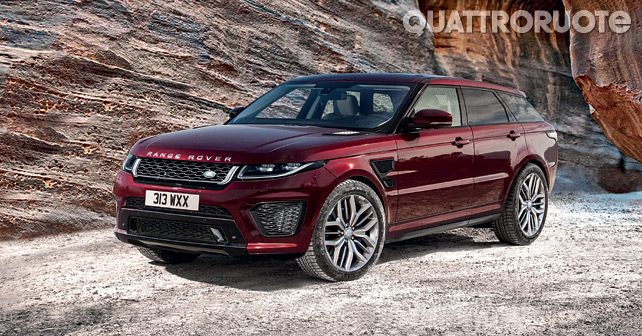 The first look at a brand new, aggressive and low slung SUV from Range Rover