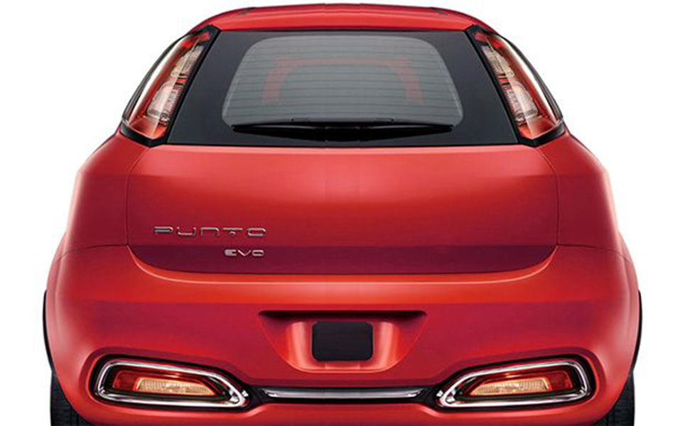 Fiat Punto EVO exterior photo rear view 119