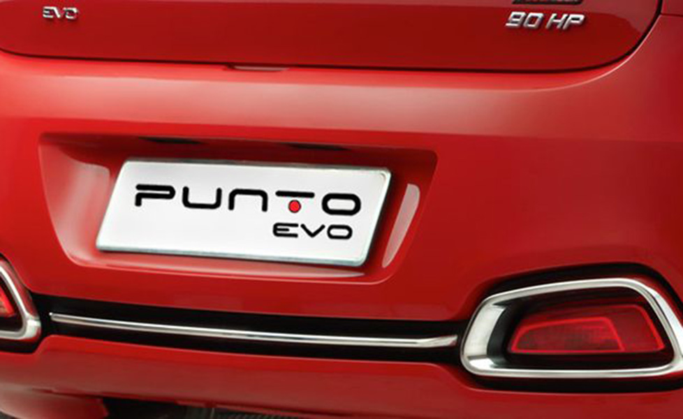 Fiat Punto EVO exterior photo tail gate logo 099