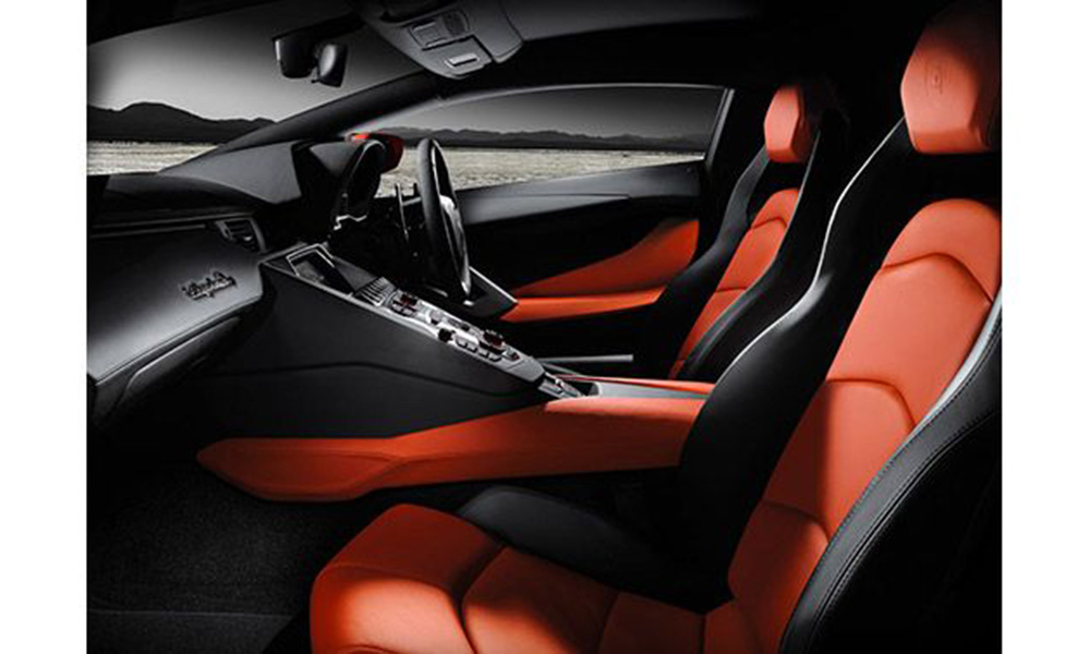 Lamborghini Aventador Interior photo front seats passenger view 088