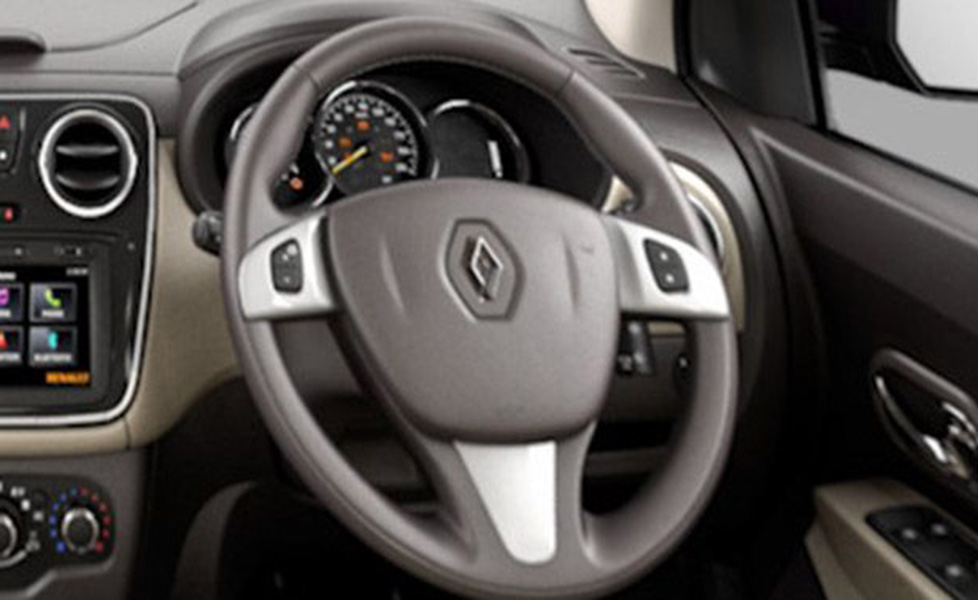Renault Lodgy Interior Photo steering wheel 054