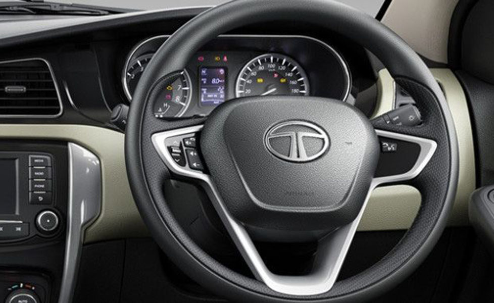 Tata Zest Interior Picture steering wheel 054