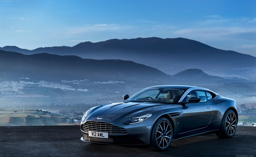 aston martin db11 image front left view