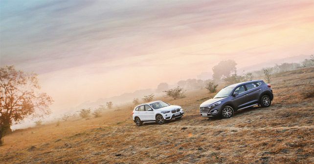 Hyundai Tucson vs BMW X1 - Photos