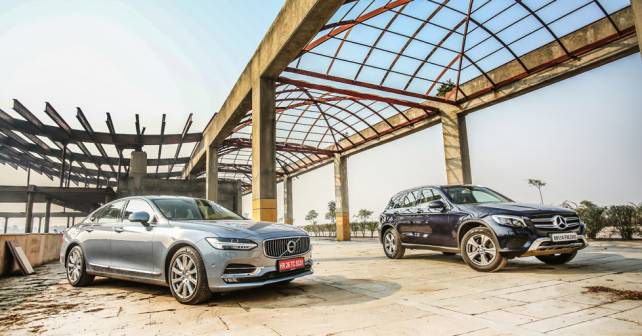 Volvo S90 vs Mercedes-Benz GLC - Photos