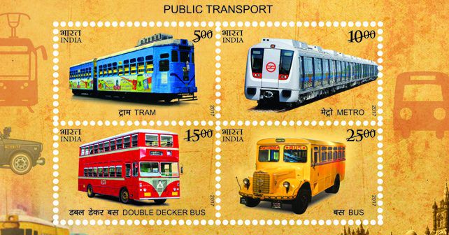 Postal stamps on modes of transport launched