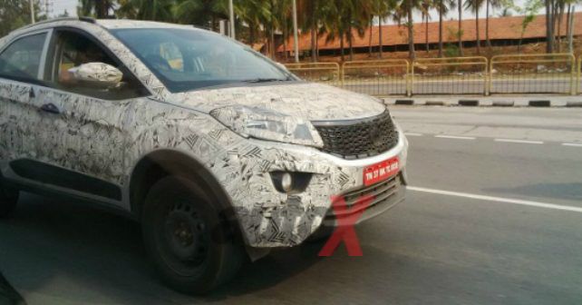 Tata Nexon spotted testing