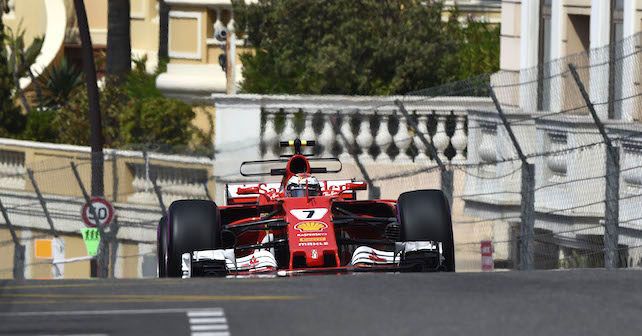 F1 2017: Kimi Raikkonen snatches Monaco Grand Prix pole position