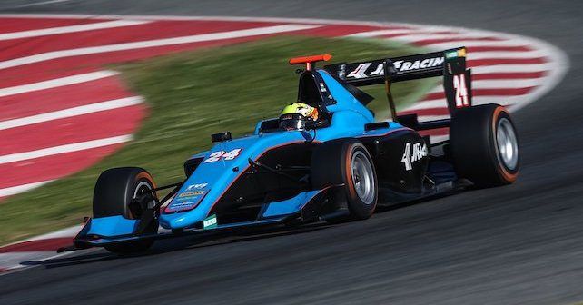 Arjun Maini starts first full GP3 Series season with seventh in Catalunya feature race