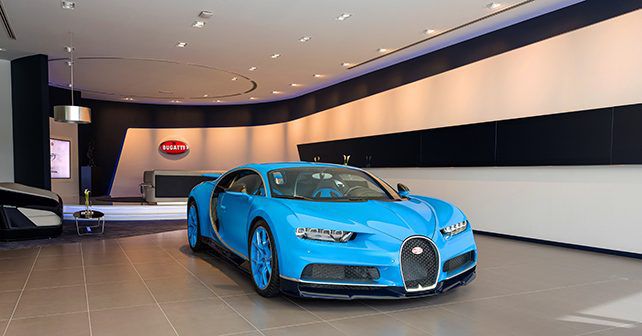 World’s largest Bugatti showroom in Dubai