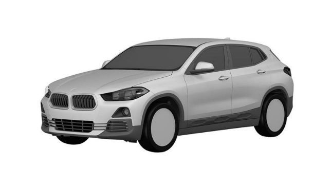 BMW X2 revealed in a patent leak