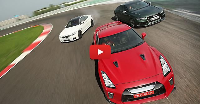 Nissan GT-R vs Audi RS7 Performance vs BMW M4 Video