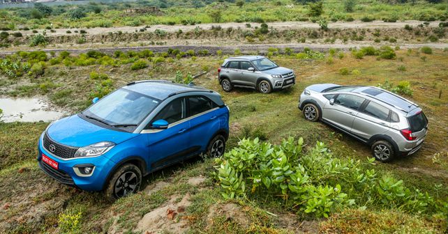 Tata Nexon vs Maruti Suzuki Vitara Brezza vs Honda WR-V - Photos