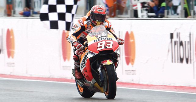 Marquez is on the ragged edge as he chases a fourth MotoGP title