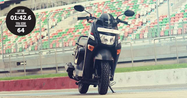 Honda Cliq, Track Test