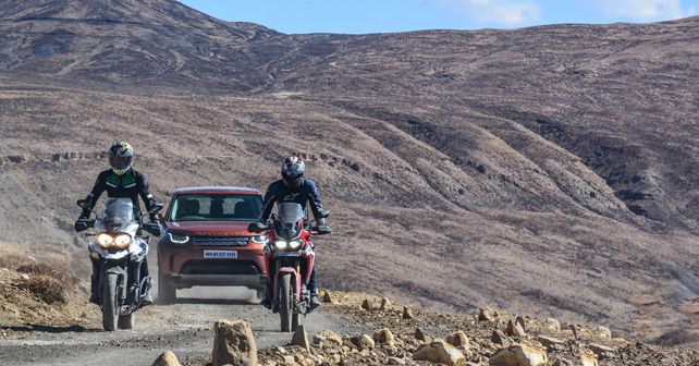Land Rover Discovery + Triumph Tiger + Honda Africa Twin: Travelogue