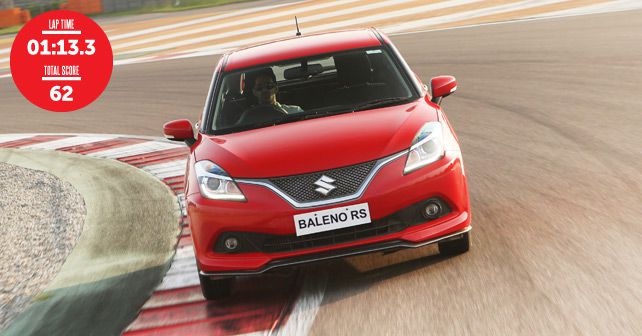 Maruti Suzuki Baleno RS, Track Test