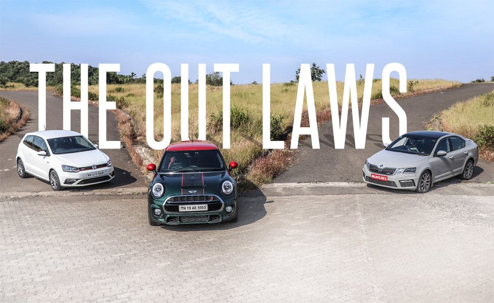 Octavia RS vs Polo GTI vs Mini Cooper S JCW - Photos