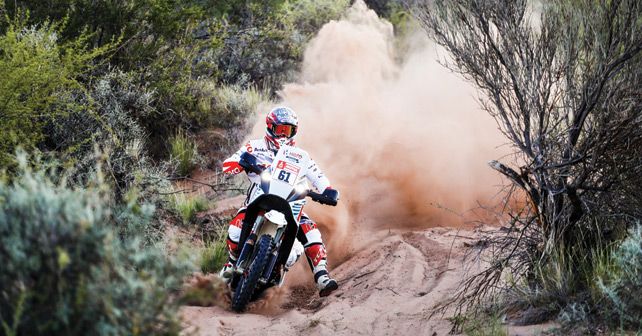 Indian tricolour flies at 2018 Dakar Rally
