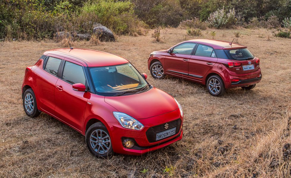 Maruti Suzuki Swift vs Hyundai Elite i20 - Photos