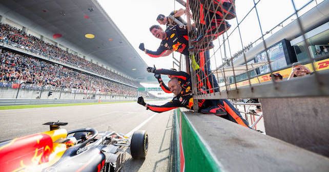 F1 2018: Daniel Ricciardo and Red Bull Racing win thrilling Chinese Grand Prix