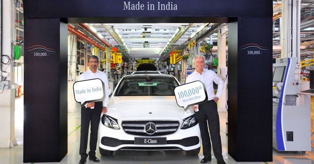 Mercedes-Benz India rolls out 1,00,000th unit since 1995