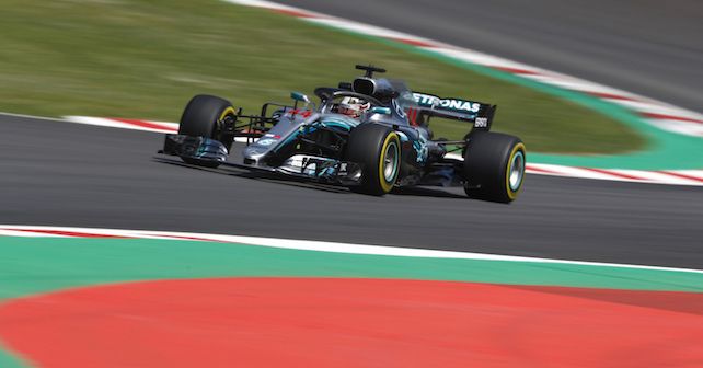 F1 2018: Hamilton leads surprising Mercedes front row in qualifying for Spanish Grand Prix