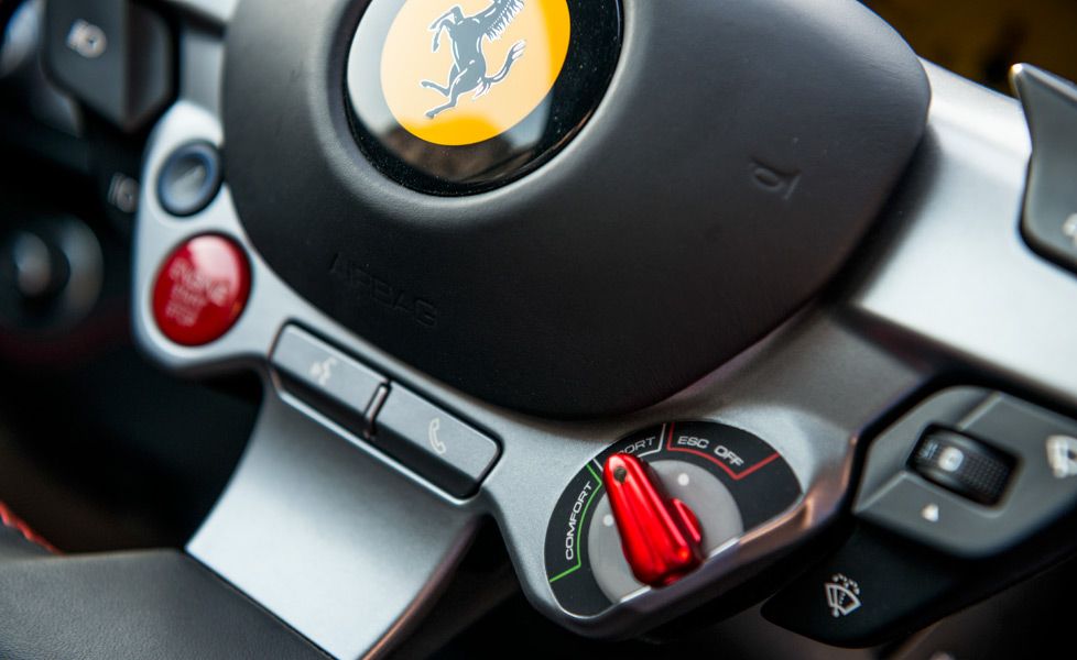 Ferrari Portofino image steering controls