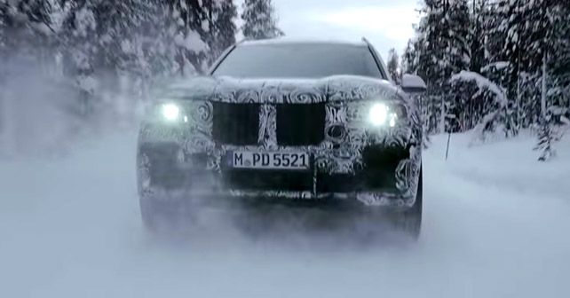 BMW X7 Teaser Video Snow