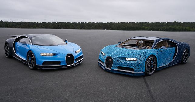 Lego creates full-size Bugatti Chiron replica