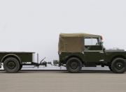 Land Rover Series 1 with trailer