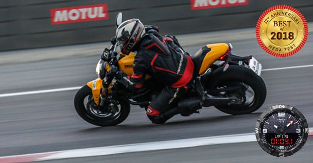 Ducati Monster 821, Track Test