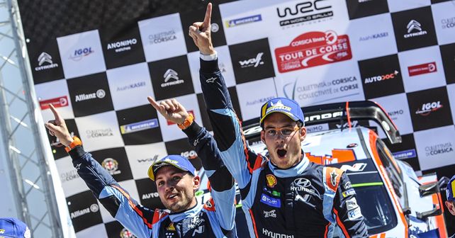 Thierry Neuville claims dramatic last-gasp victory in Corsica thriller