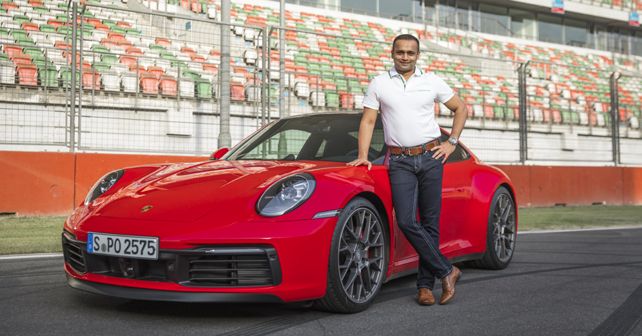 Mr Pavan Shetty Director Porsche India With The 2019 Porsche 911