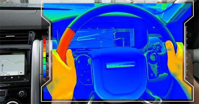 JLR working on a temperature-based 'sensory' steering wheel