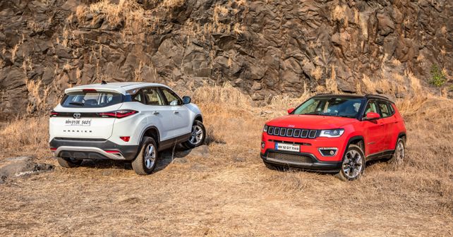 Tata Harrier vs Jeep Compass - Photos