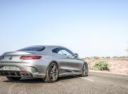 2019 Mercedes AMG S63 Coupe rear three quarter