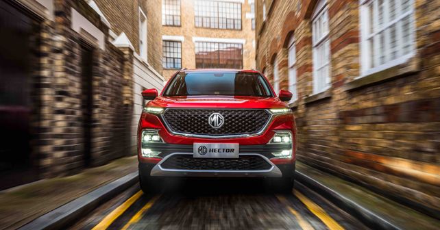 MG Hector Front Profile