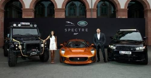 Frankfurt Motor Show 2015: Jaguar Land Rover showcases its Bond cars