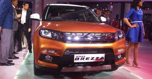 Maruti Suzuki Vitara Brezza showcased at 2016 Auto Expo