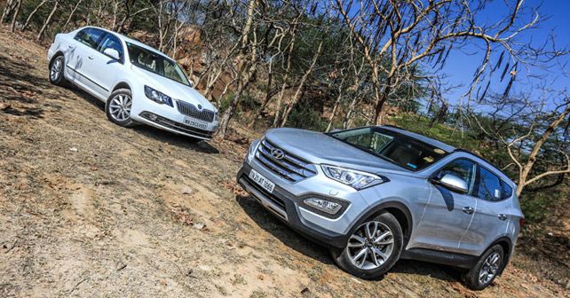 Hyundai Santa Fe & Skoda Superb Comparison