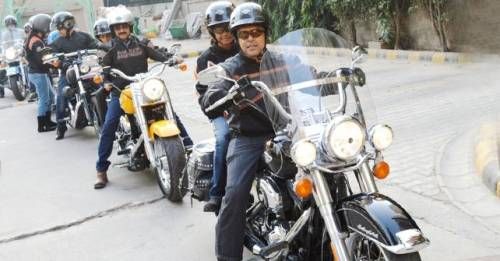 Harley Davidson owners ride for their daughters