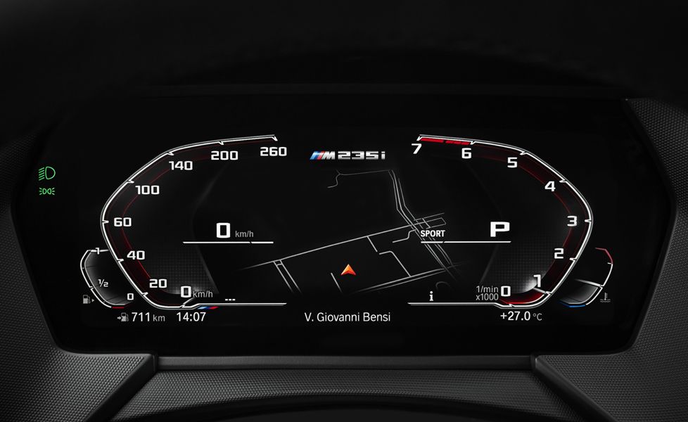 BMW M235i xDrive Instrument Cluster