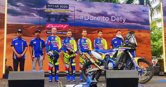 Sherco TVS Rally Factory team announces Dakar Rally 2020 squad
