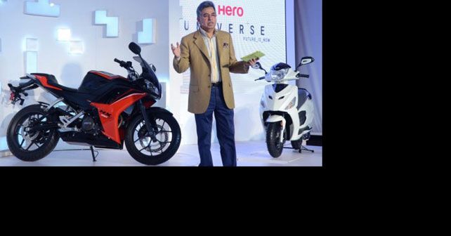 Hero MotoCorp Showcase Exciting Products