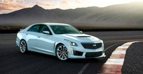 Anniversary special Cadillac CTS-V Glacier Metallic Edition unveiled